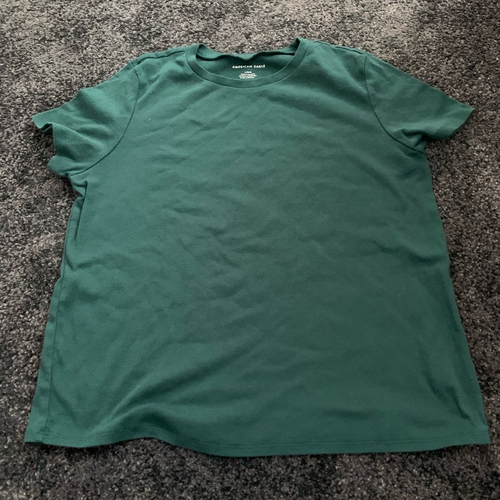 american eagle green top